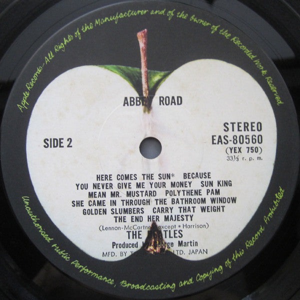 The Beatles : Abbey Road (LP, Album, RE)