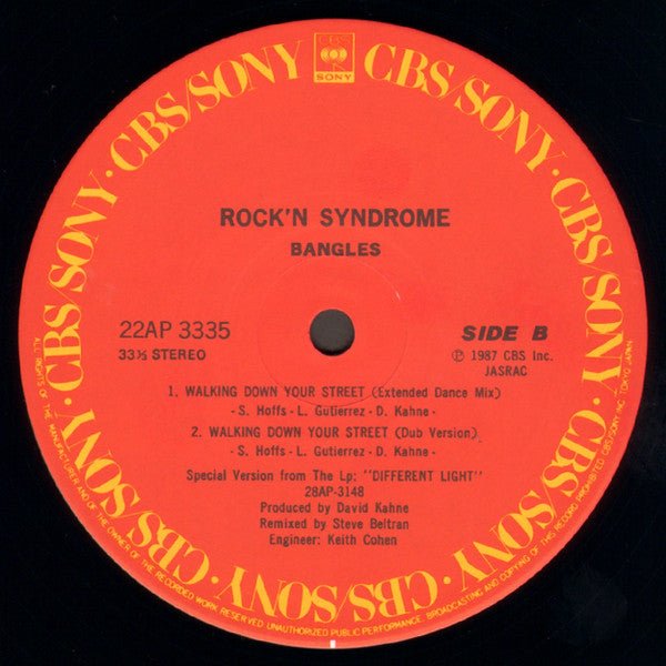 Bangles : Rock'n Syndrome (12")
