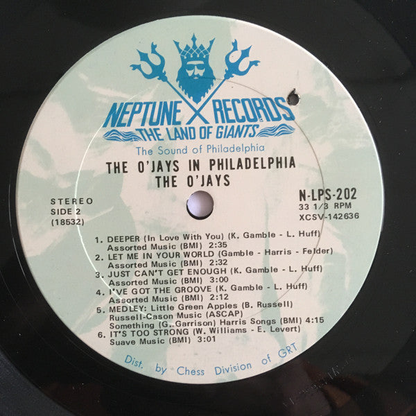 The O'Jays : The O'Jays In Philadelphia (LP, Album)