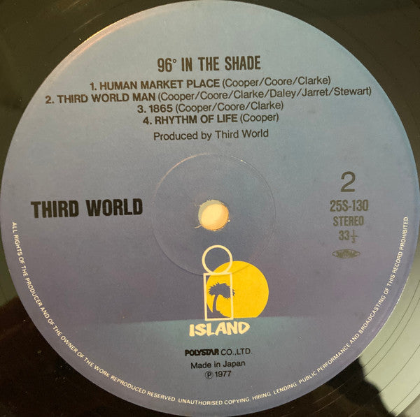 Third World : 96° In The Shade (LP, Album, RE)