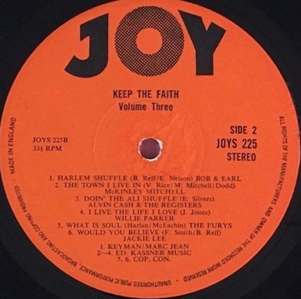 Various : Keep The Faith Volume Three (LP, Comp)
