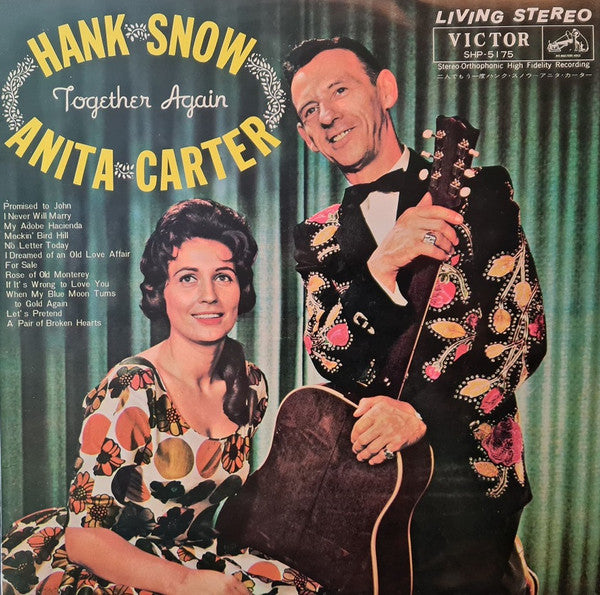 Hank Snow And Anita Carter : Together Again (LP, Album)