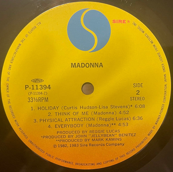 Madonna : Madonna (LP, Album)