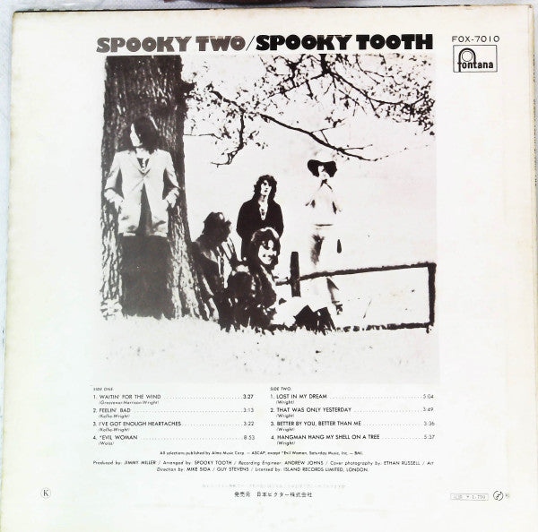 Spooky Tooth : Spooky Two (LP, Album)