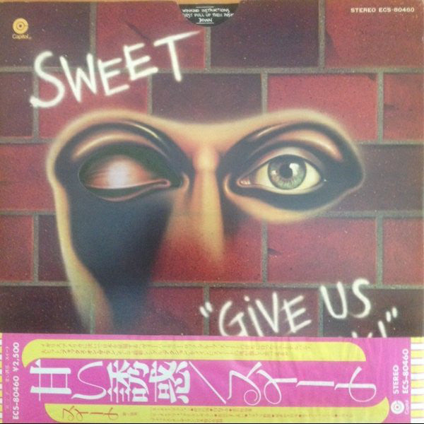 Sweet* : Give Us A Wink = 甘い誘惑 (LP, Album, Die)