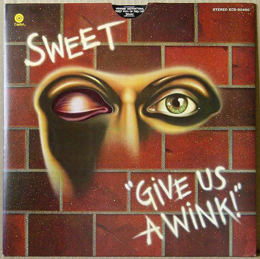Sweet* : Give Us A Wink = 甘い誘惑 (LP, Album, Die)