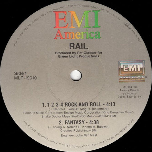 Rail (4) : Rail (12", MiniAlbum)