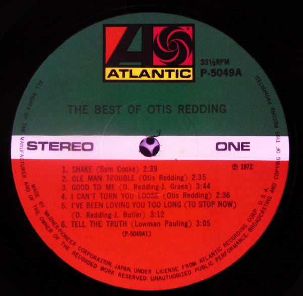 Otis Redding = オーティス・レディング* : The Best Of Otis Redding = ベスト・オブ・オーティス・レディング (2xLP, Comp, RE, ¥3,)
