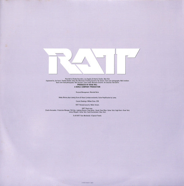 Ratt : Invasion Of Your Privacy (LP, Album)