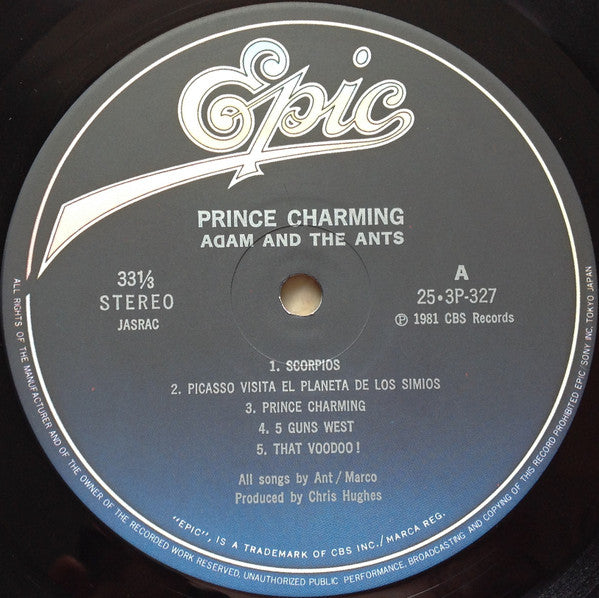 Adam And The Ants = アダム&ジ・アンツ* : Prince Charming = プリンス・チャーミング (LP, Album)