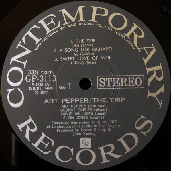 Art Pepper : The Trip (LP, Album)