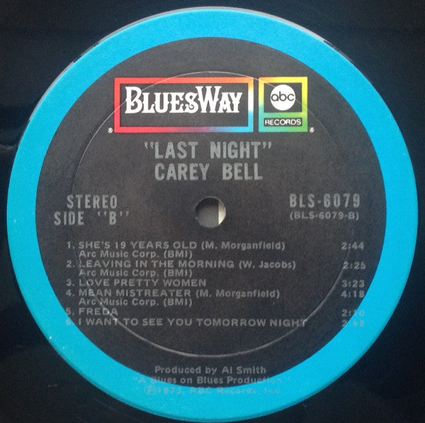 Carey Bell : Last Night (LP, Album)