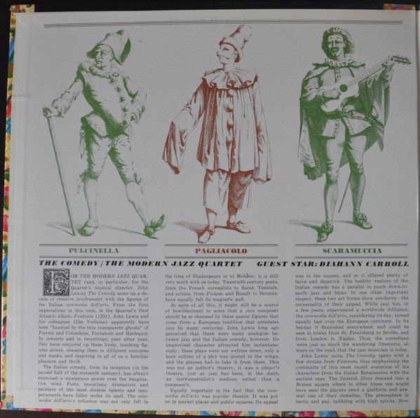The Modern Jazz Quartet : The Comedy (LP, Album, Gat)