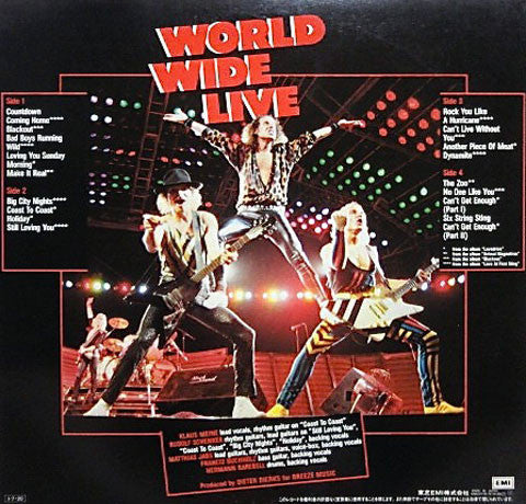 Scorpions : World Wide Live (2xLP, Album)