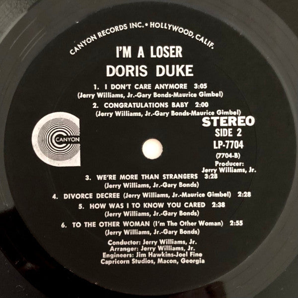Doris Duke : I'm A Loser (LP, Album)
