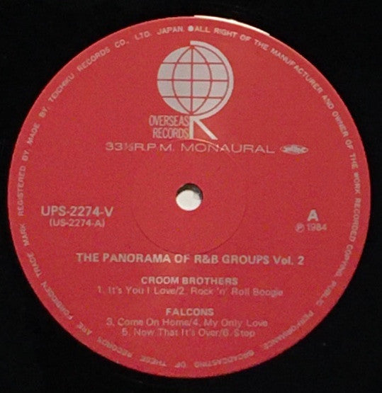 Various : The Panorama of R&B Groups Vol. 2 (LP, Comp, Mono)