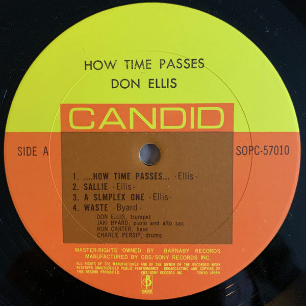 Don Ellis : ...How Time Passes... (LP, Album, SX-)