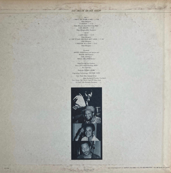 Archie Shepp : Day Dream (LP, Album, Dig)