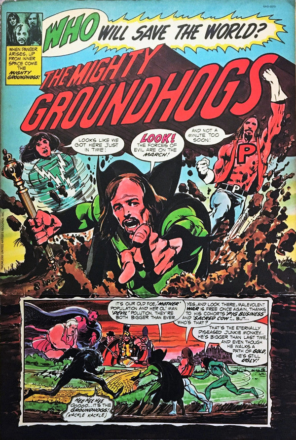 Groundhogs* : Who Will Save The World?—The Mighty Groundhogs (LP, Album)