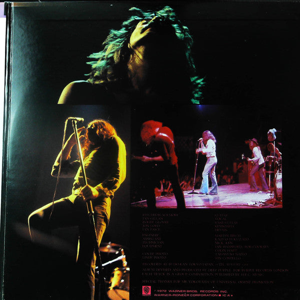 Deep Purple : Live In Japan (2xLP, Album, RE, ¥3,)