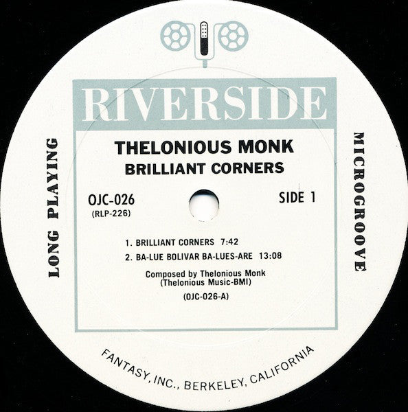 Thelonious Monk : Brilliant Corners (LP, Album, Mono, RE)
