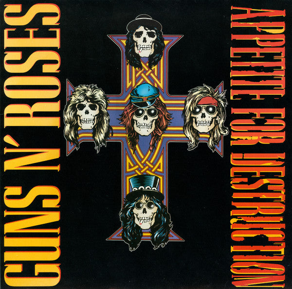 Guns N' Roses : Appetite For Destruction (LP, Album)