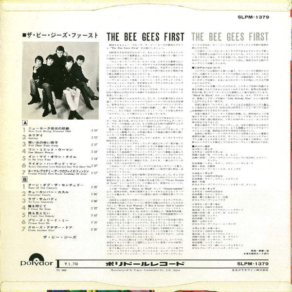 The Bee Gees* : The Bee Gees First (LP, Album)