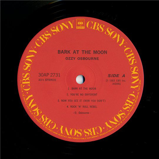 Ozzy Osbourne : Bark At The Moon (LP, Album + 7", Single)