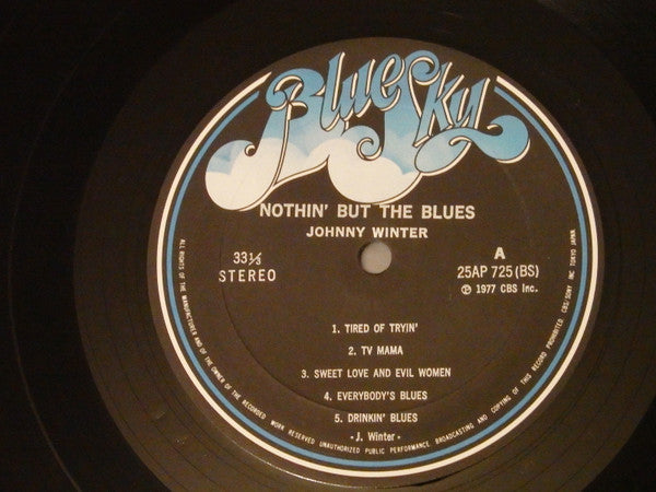 Johnny Winter : Nothin' But The Blues (LP, Album)