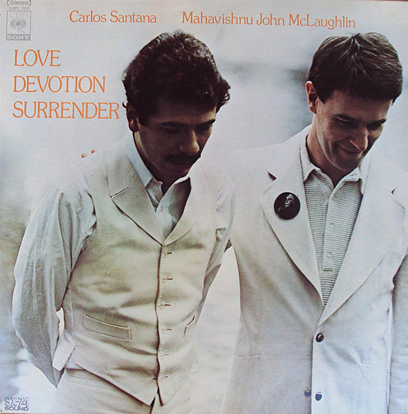 Carlos Santana, Mahavishnu John McLaughlin* : Love Devotion Surrender (LP, Album, Gat)