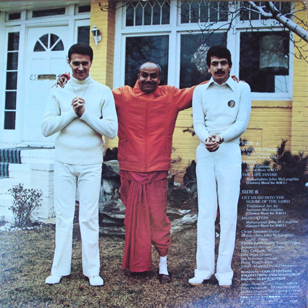 Carlos Santana, Mahavishnu John McLaughlin* : Love Devotion Surrender (LP, Album, Gat)