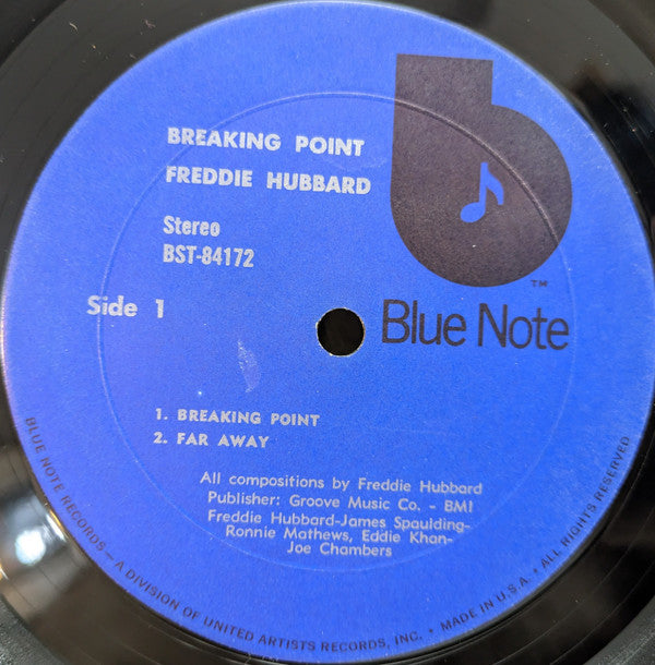 Freddie Hubbard : Breaking Point (LP, Album, RE)