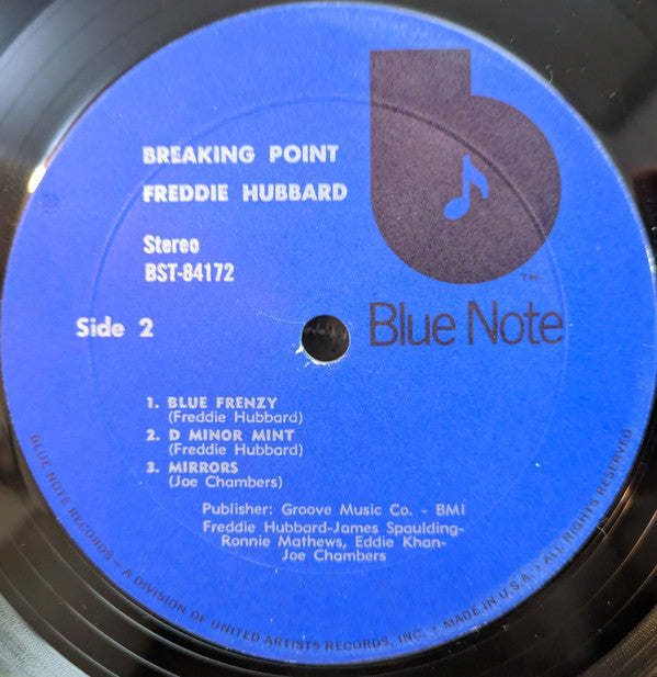 Freddie Hubbard : Breaking Point (LP, Album, RE)