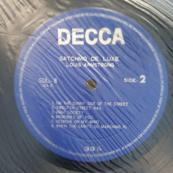 Louis Armstrong : Satchmo De Luxe (LP, Comp, Mono)