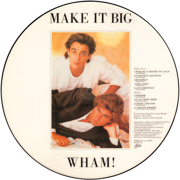 Wham! : Make It Big (LP, Album, Pic)