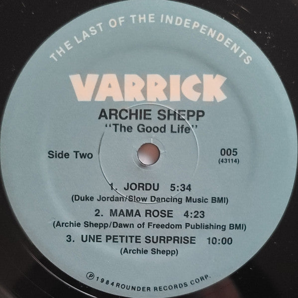 Archie Shepp : The Good Life (LP, Album)