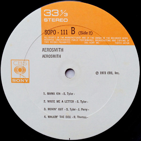 Aerosmith : Aerosmith (LP, Album, RP)