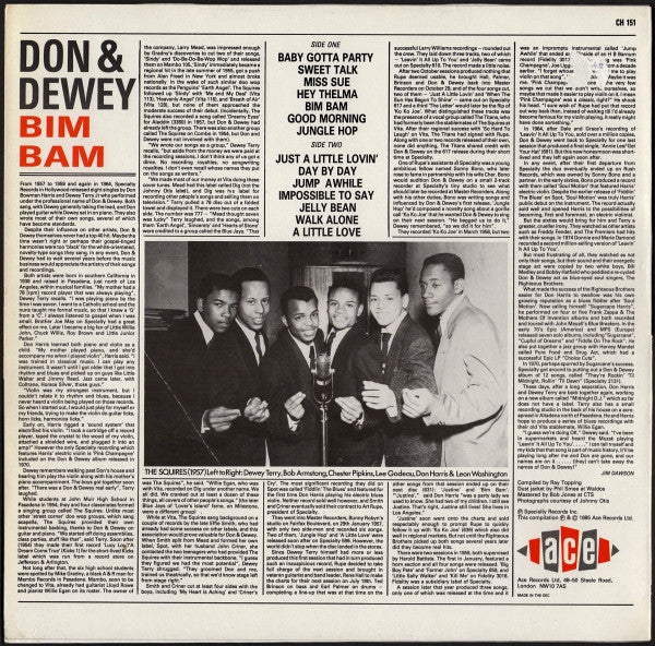 Don & Dewey : Bim Bam (LP, Comp, Mono)