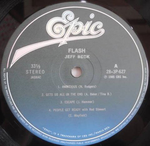 Jeff Beck : Flash (LP, Album)