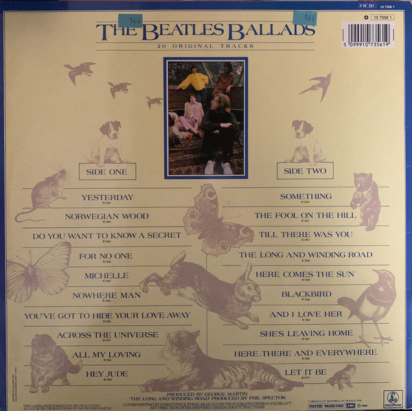 The Beatles : The Beatles Ballads 20 Original Tracks (LP, Comp, RP)