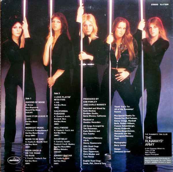 The Runaways = ザ・ランナウェイズ* : Queens Of Noise = クイーン・オブ・ノイズ ザ・ランナウェイズ II (LP, Album, Gat)