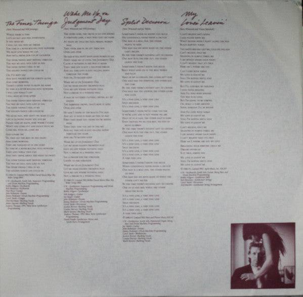 Steve Winwood : Back In The High Life (LP, Album, Club, Car)