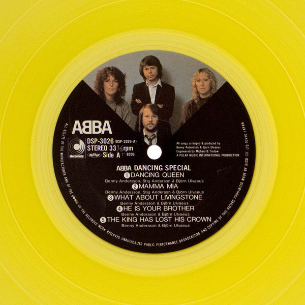 ABBA : Dancing Special (LP, Comp, Yel)