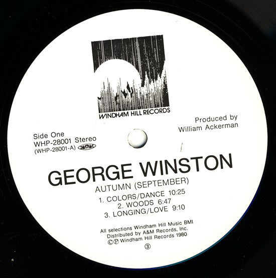 George Winston : Autumn (LP, Album)