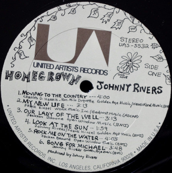 Johnny Rivers : Home Grown (LP, Album)