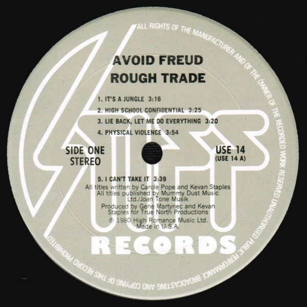 Rough Trade : Avoid Freud (LP, Album)
