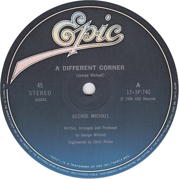 George Michael : A Different Corner (12")
