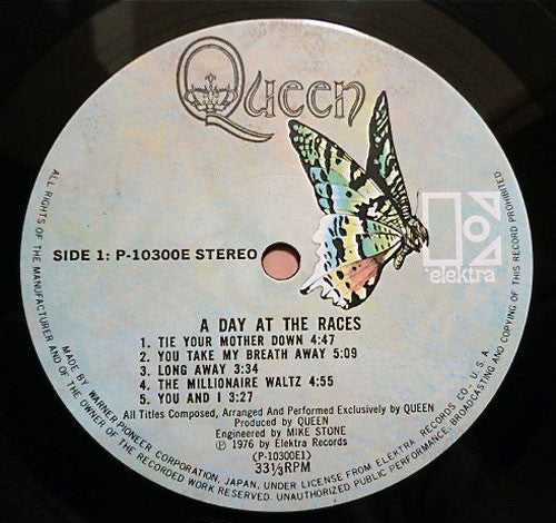 Queen = クイーン* : A Day At The Races = 華麗なるレース (LP, Album, Gat)