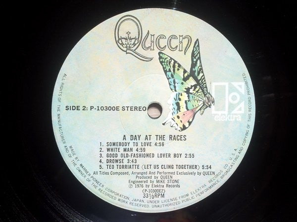 Queen = クイーン* : A Day At The Races = 華麗なるレース (LP, Album, Gat)
