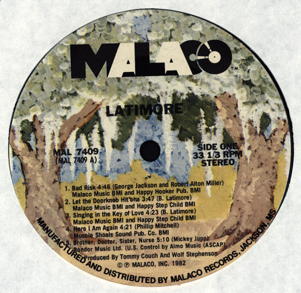Latimore (2) : Singing In The Key Of Love (LP, Album)